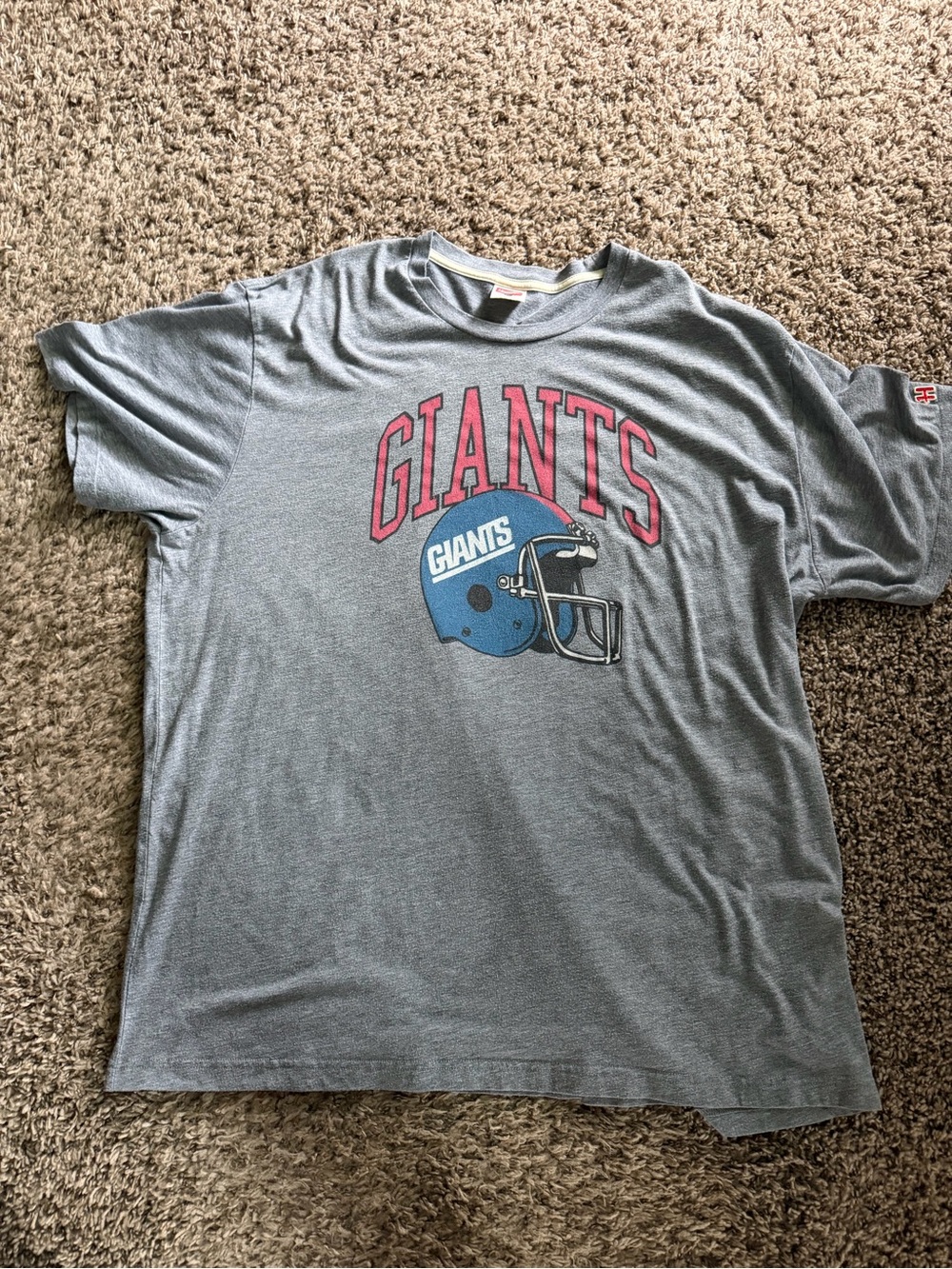 Homage New York Giants Vintage-Style Graphic T-Shirt